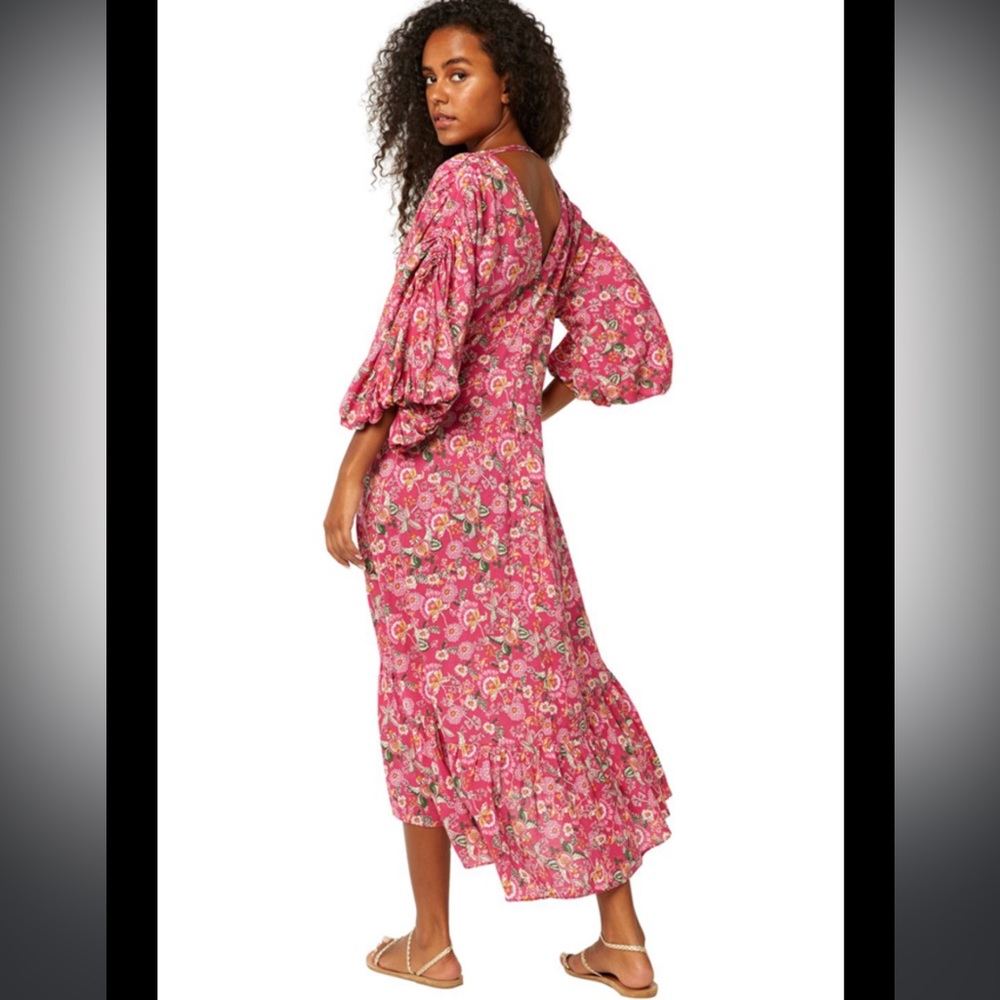 MISA Los Angeles Johanna Dress in Pink Falaise Floral size M